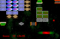 SpaceBlockのゲーム画面